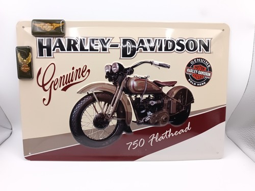 Blechschild harley davidson - -,