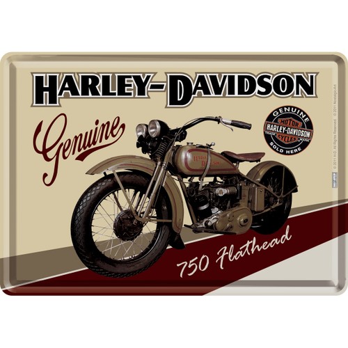 Schild harley oldtimer - ,